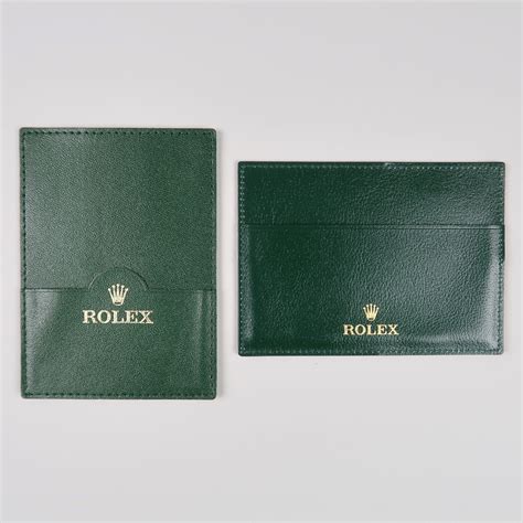 Rolex leather document wallet 